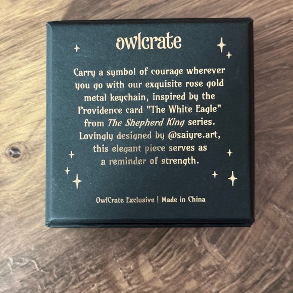 The White Eagle | The Sheppard King | Rose Gold Keychain | Owlcrate - Picture 4 of 4